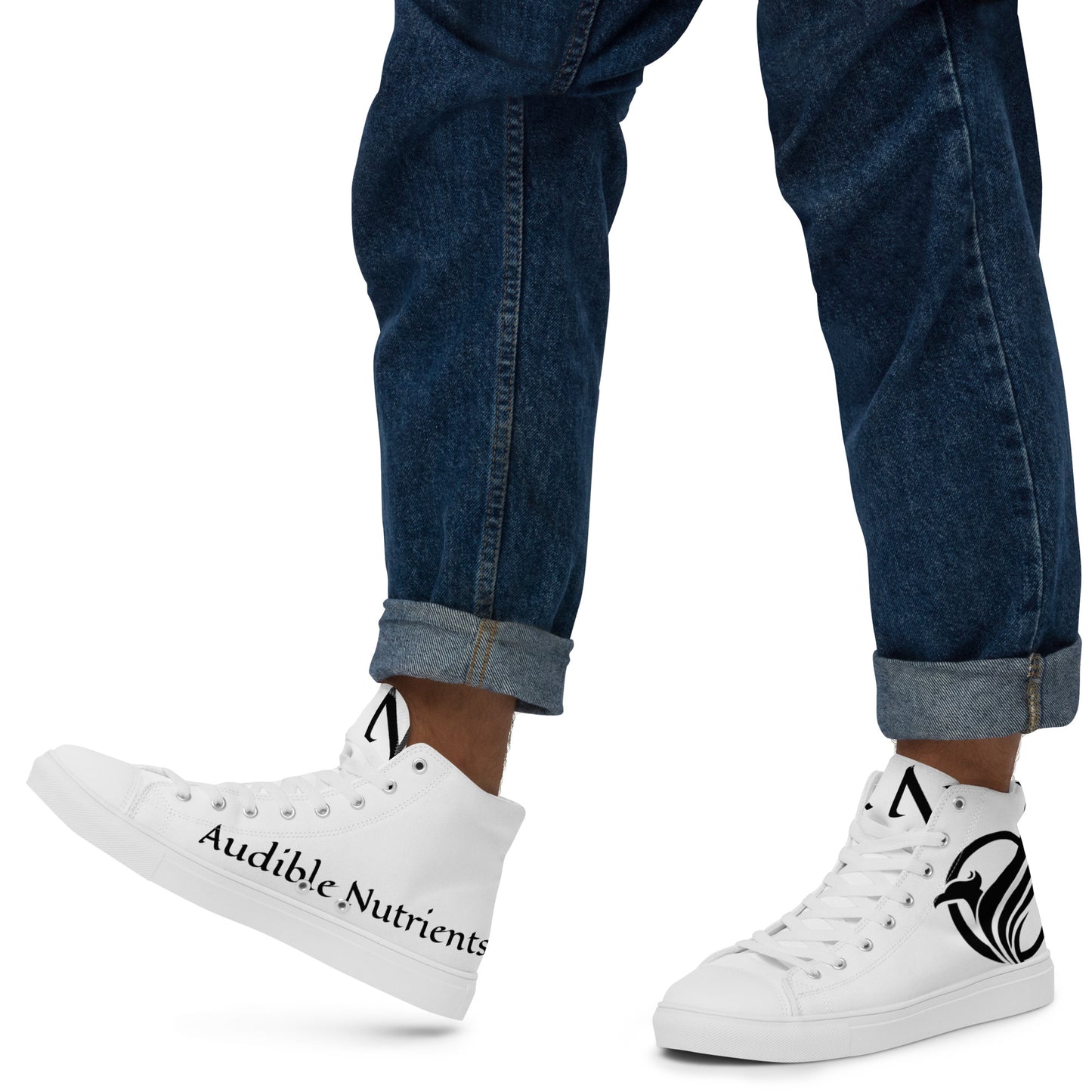 Audible Nutrients™ Men’s high top canvas shoes